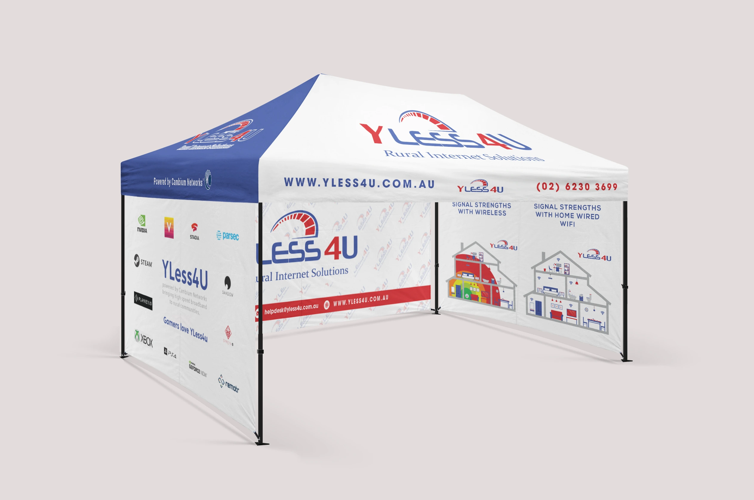 gAZEBO DESIGN FOR TRADESHOW EVENT