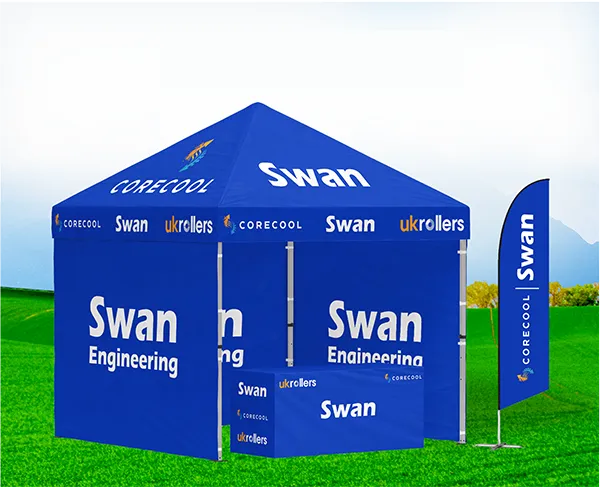branded tent, canopy gazebo in green field outdoor exhibition idea- Graphics design by iamsaidur (11)