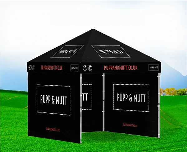 branded tent, canopy gazebo in green field outdoor exhibition idea- Graphics design by iamsaidur (2)