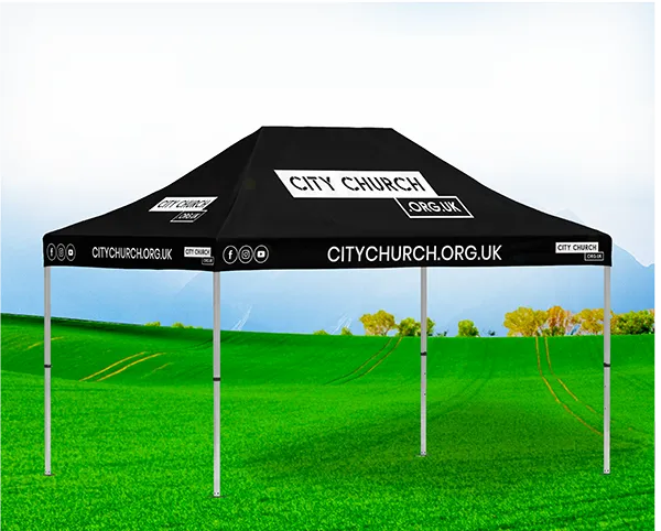 branded tent, canopy gazebo in green field outdoor exhibition idea- Graphics design by iamsaidur (21)